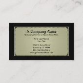 Carte De Visite os de catacombes (Dos)