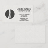 Carte De Visite Os de corde épinière (Devant / Derrière)