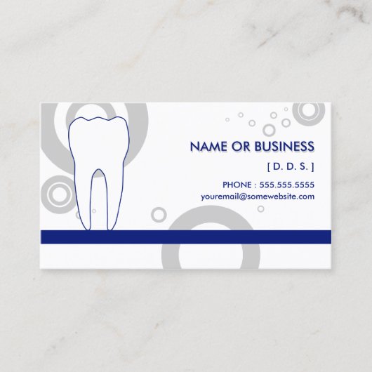 Carte De Visite OS de dentiste (Devant)