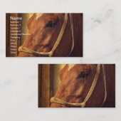 Carte De Visite Oseille dans le licou de corde (Devant / Derrière)