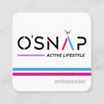 Carte de visite O'Snap Design 3