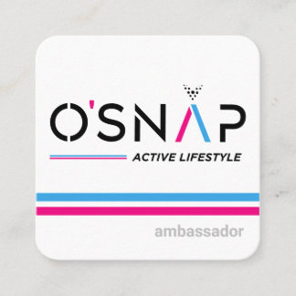 Carte de visite O'Snap Design 3