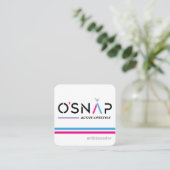 Carte de visite O'Snap Design 3 (Debout devant)