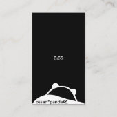 Carte De Visite ossan*panda bear  message  (Dos)