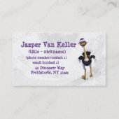 Carte De Visite Ostrich de montagne (Devant)