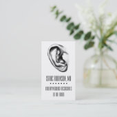 Carte de visite Otolaryngologue de demi-teinte (Debout devant)