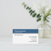 Carte De Visite Otolaryngologue Oar Nez Throse Doctor (Debout devant)