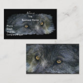 Carte de visite ou carte de profil WOLF EYES (Devant / Derrière)