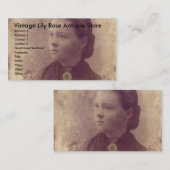 Carte De Visite Oubli (Devant / Derrière)