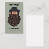 Carte De Visite OUI ! Funny RABBI Peronalisé (Devant / Derrière)