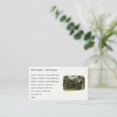 Carte De Visite Ours de cannelle des Quadrupeds d'Audubon (Debout devant)