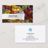 Carte De Visite Ours de gommeCarte de visite de fermeture alimenta (Devant / Derrière)