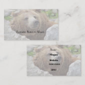 Carte De Visite Ours de Kodiak (Devant / Derrière)