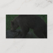 Carte De Visite Ours de reniflement (Dos)