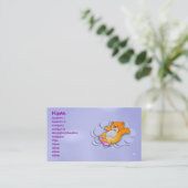 Carte De Visite Ours doux (Debout devant)