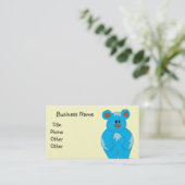 Carte de visite Ours en peluche (Debout devant)