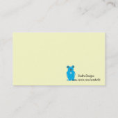 Carte de visite Ours en peluche (Dos)