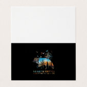 Carte De Visite Ours Et Dans La Forêt Je Vais Perdre Mon Esprit (Extérieur déplié)