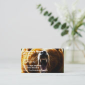 Carte De Visite Ours fol (Debout devant)