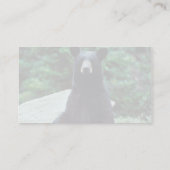 Carte De Visite Ours noir (Dos)