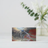 Carte De Visite Ours polaire de l'Alaska (Debout devant)