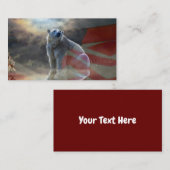 Carte De Visite Ours polaire de l'Alaska (Devant / Derrière)