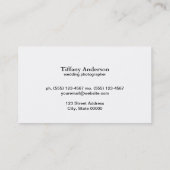 Carte De Visite Outdoors Bokeh (Dos)