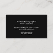 Carte De Visite Outdoors Bokeh (Dos)