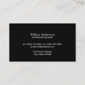 Carte De Visite Outdoors Bokeh (Dos)