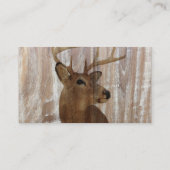 Carte De Visite Outdoorsman Western Primitive grange cerf de bois (Dos)