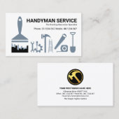 Carte De Visite Outil de bricolage Creative Remodeling Entrepreneu (Devant / Derrière)