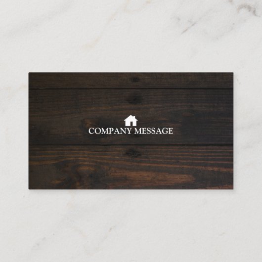 Carte De Visite Outil de charpentier pour constructeurs profession (Dos)