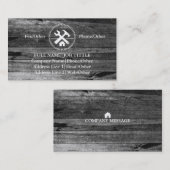 Carte De Visite Outil de charpentier pour constructeurs profession (Devant / Derrière)