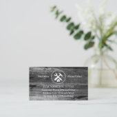 Carte De Visite Outil de charpentier pour constructeurs profession (Debout devant)