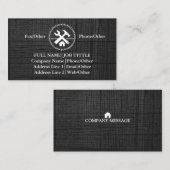 Carte De Visite Outil de charpentier pour constructeurs profession (Devant / Derrière)