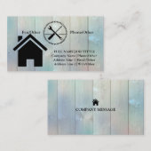 Carte De Visite Outil de charpentier pour constructeurs profession (Devant / Derrière)