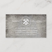 Carte De Visite Outil de charpentier pour constructeurs profession (Devant)