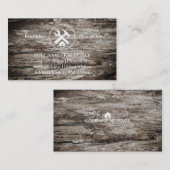 Carte De Visite Outil de charpentier pour constructeurs profession (Devant / Derrière)