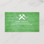 Carte De Visite Outil de charpentier pour constructeurs profession (Devant)