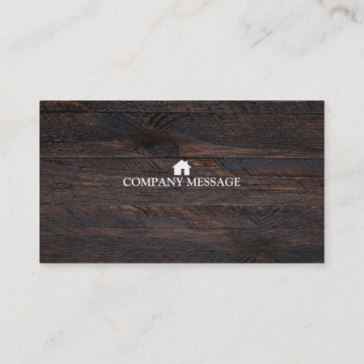 Carte De Visite Outil de charpentier pour constructeurs profession (Dos)