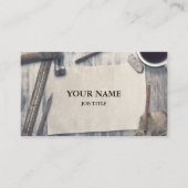 Carte De Visite Outil de charpentier pour constructeurs profession (Devant)