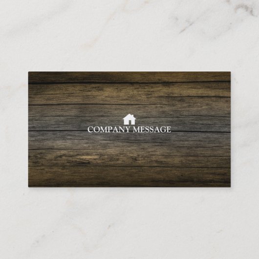 Carte De Visite Outil de charpentier pour constructeurs profession (Dos)