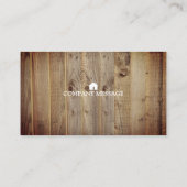 Carte De Visite Outil de charpentier pour constructeurs profession (Dos)