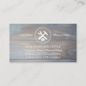 Carte De Visite Outil de charpentier pour constructeurs profession (Devant)