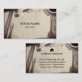 Carte De Visite Outil de charpentier pour constructeurs profession (Devant / Derrière)