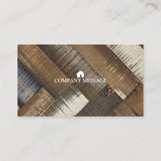 Carte De Visite Outil de charpentier pour constructeurs profession (Dos)