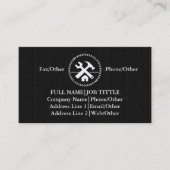 Carte De Visite Outil de charpentier pour constructeurs profession (Devant)