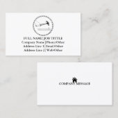 Carte De Visite Outil de charpentier pour constructeurs profession (Devant / Derrière)