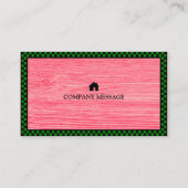 Carte De Visite Outil de charpentier pour constructeurs profession (Dos)