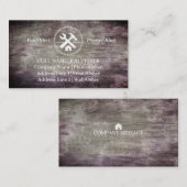 Carte De Visite Outil de charpentier pour constructeurs profession (Devant / Derrière)